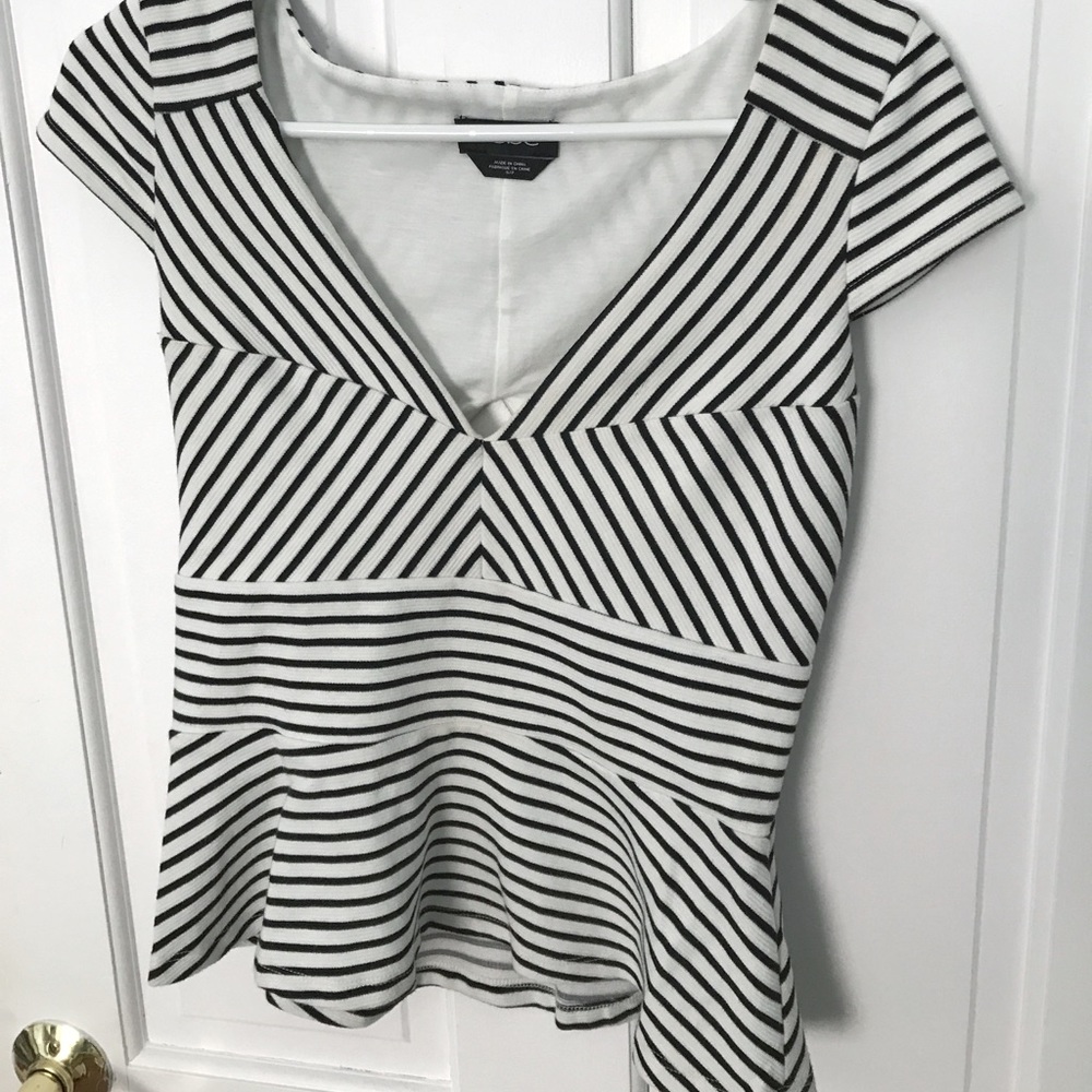 Bebe peplum top